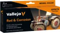 Vallejo: 70.262 - Model Color - Effects - Rust & Corrossion (8 x 18 ml) - tantis.pl