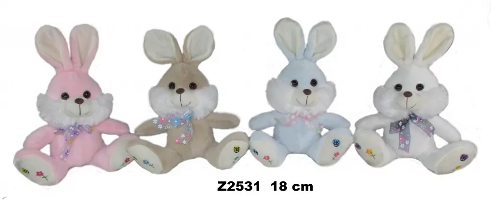 Królik zajączek 18cm MIX - tantis.pl