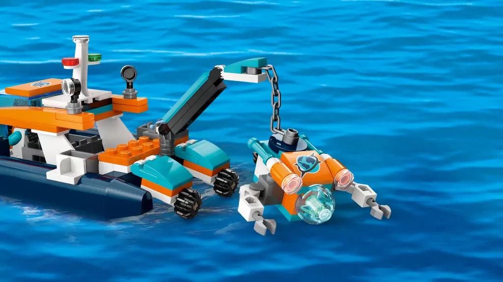 LEGO® City Exploration. Łódź do nurkowania badacza. 60377 - tantis.pl