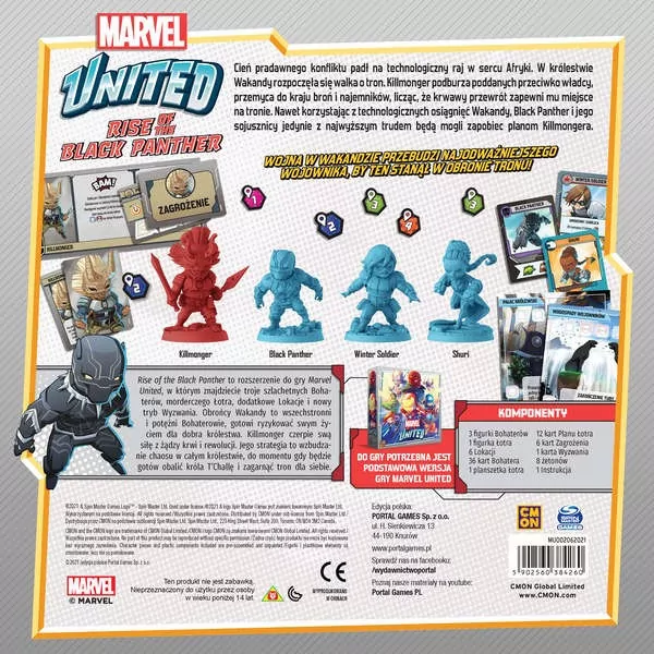 Marvel United. Rise of the Black Panther - tantis.pl