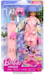 Barbie Careers Snowboarder Doll in Pink Jacket - tantis.pl