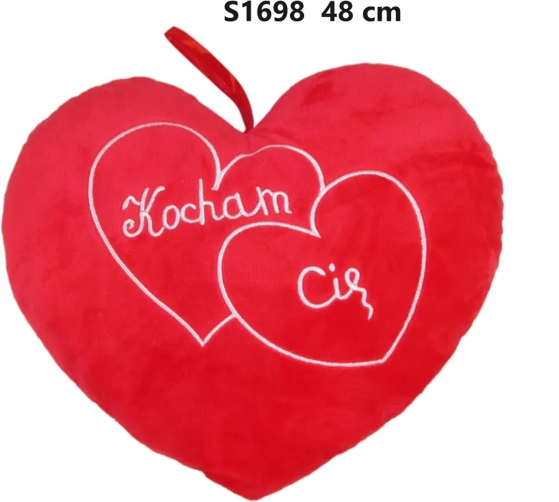 Poduszka Serce 48cm - tantis.pl