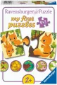 Puzzle 9x2 Animals and their babies - tantis.pl