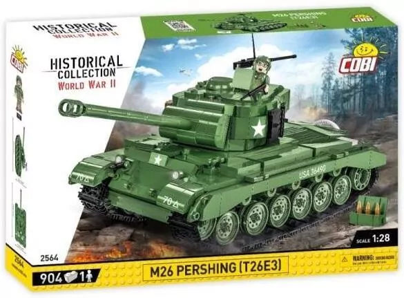Historical Collection WWII 2564. Czołg M26 Pershing (T26E3). 904 klocki - tantis.pl