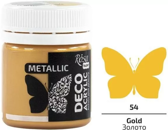 Farba akrylowa metaliczna gold 54 20ml - tantis.pl