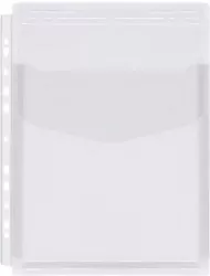 Koszulka A4 poszerzana z klapką 0,18