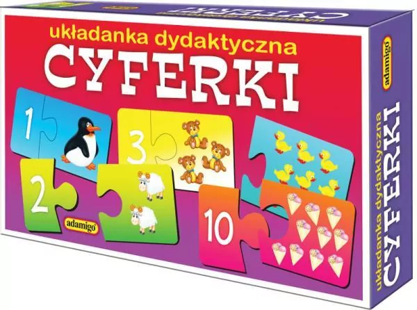 Cyferki. Układanka dydaktyczna - tantis.pl