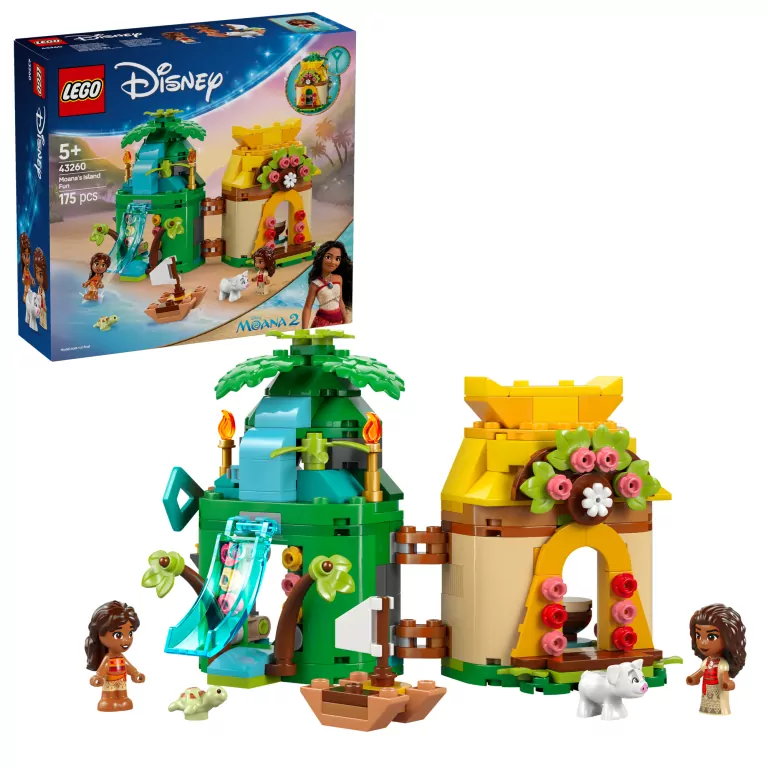 LEGO® Zabawy Vaiany na wyspie 43260 - tantis.pl