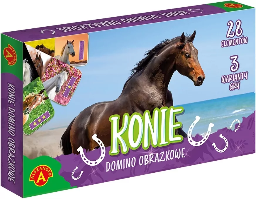 Alexander. Domino obrazkowe, konie - tantis.pl