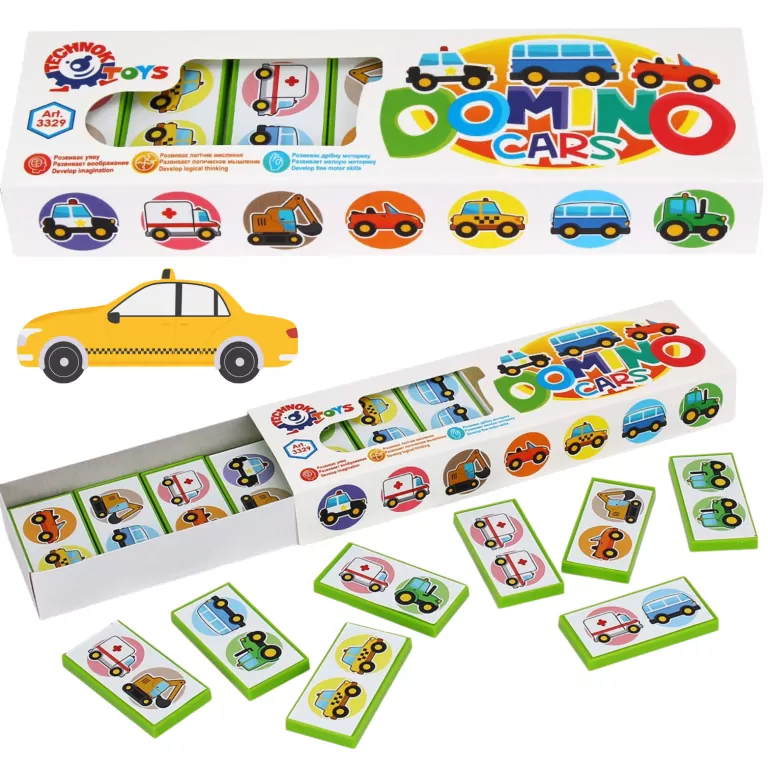 Pojazdy. Domino - tantis.pl