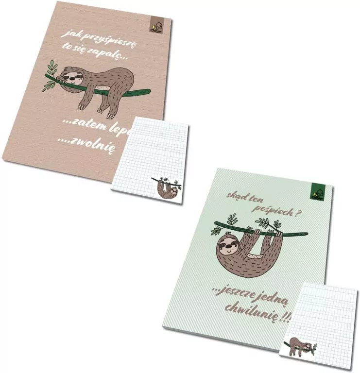 Notes A6 z poddrukiem BFF zwierzaki (10szt) - tantis.pl
