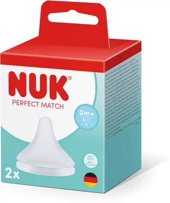 NUK. Smoczki do butelki. 2 sztuki. Rozmiar S - tantis.pl