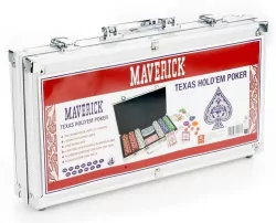 Zestaw do pokera 300 żetonów aluminiowy CARTAMUNDI