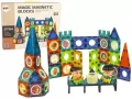 Klocki magnetyczne budowle 3D Zamek 98el - tantis.pl