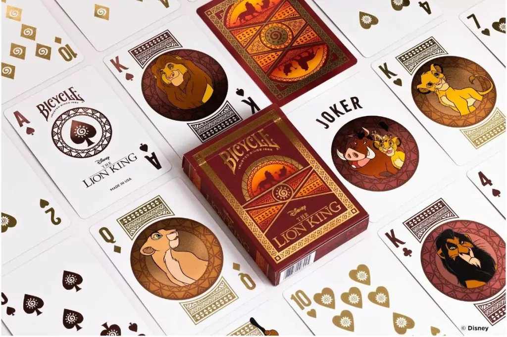 Bicycle. Karty Disney. Król Lew - tantis.pl