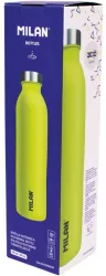 MILAN. Butelka termiczna 591ml, żółta