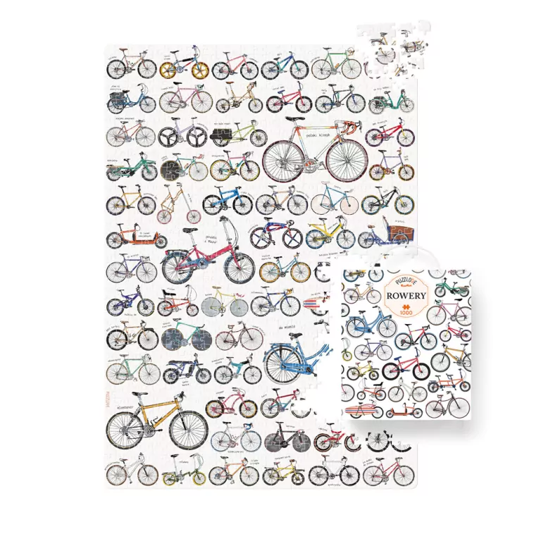 CzuCzu. Puzzlove. Rowery 1000 el. - tantis.pl