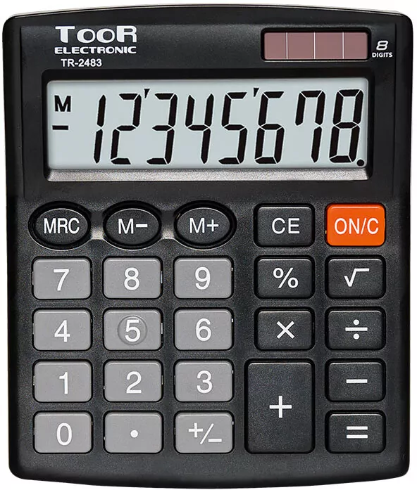 Kalkulator biurowy 8-pozycyjny TR-2483 TOOR - tantis.pl