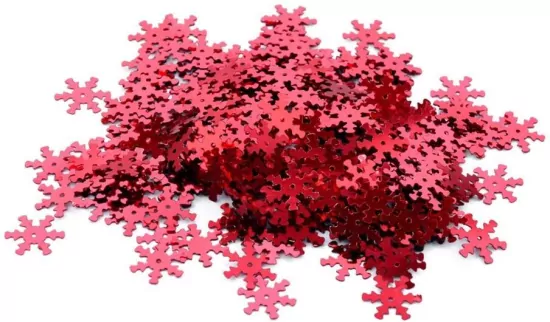 Konfetti gwiazdki czerwone