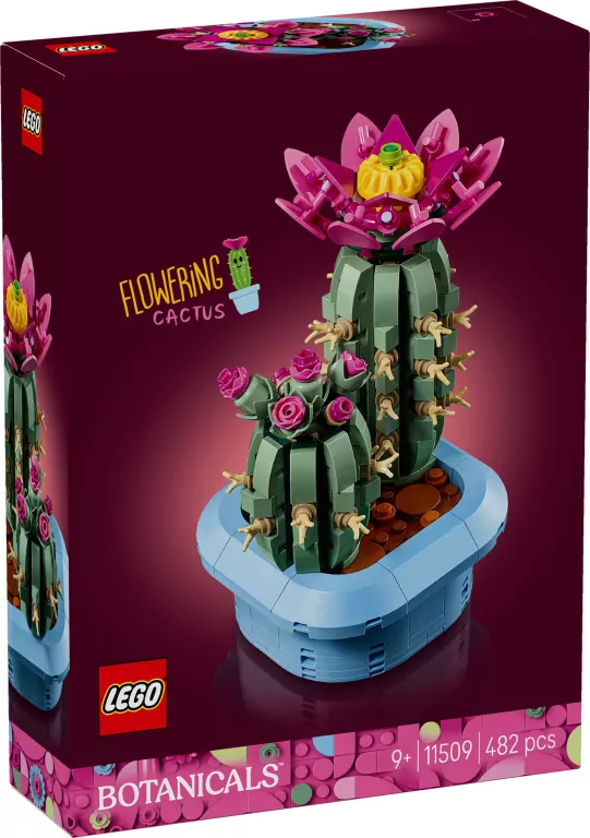 LEGO®. Botanical Collection. Kwitnący kaktus. 11509 - tantis.pl