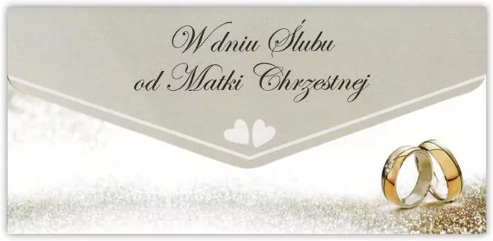 Karnet-koperta Ślub od Matki Chrzestnej - tantis.pl