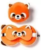 Poduszka podróżna i maska na oczy Panda Adoramals - tantis.pl