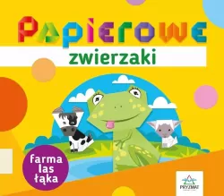 Farma, las, łąka. Papierowe zwierzaki