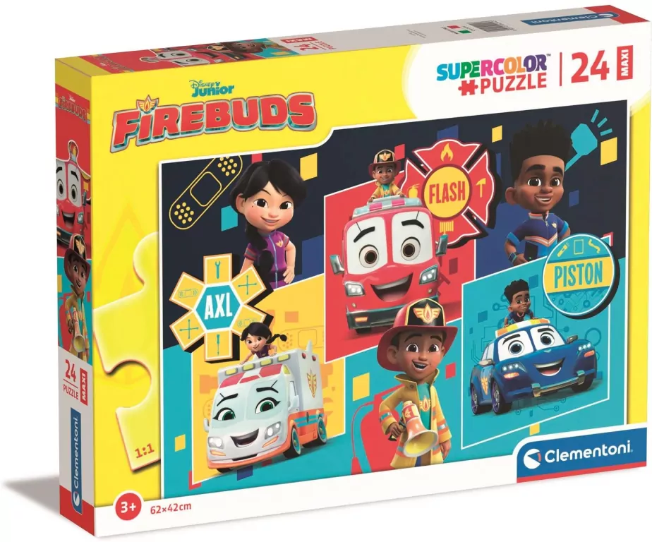 Puzzle 24 Maxi. Super Kolor Disney Firebud - tantis.pl