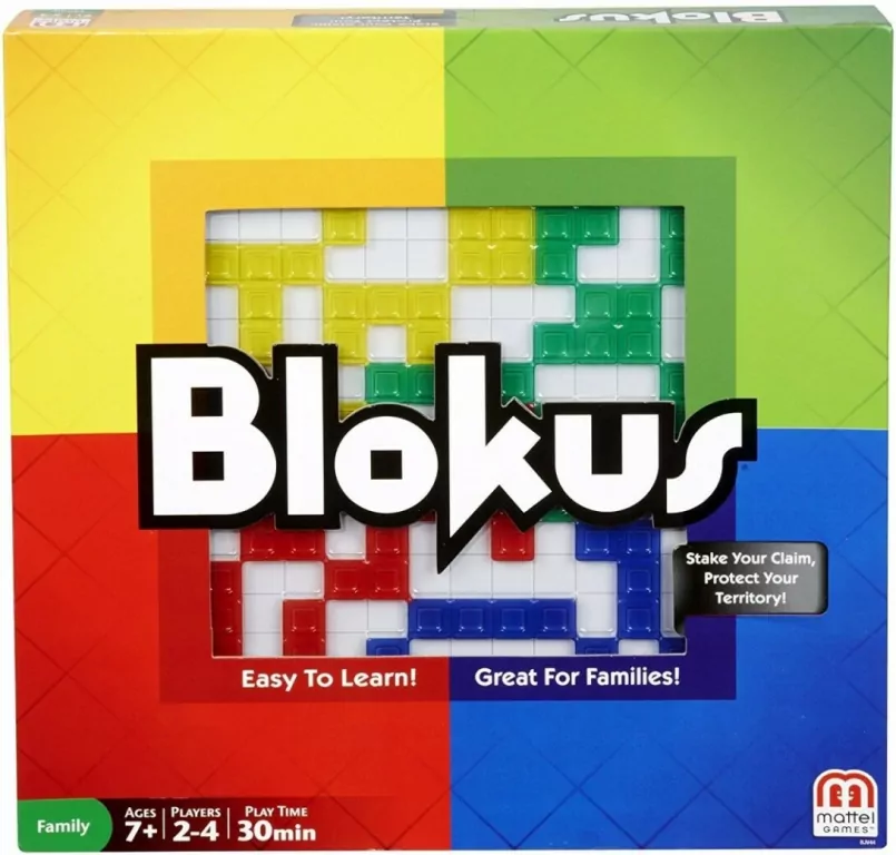 Mattel. Blokus. Gra strategiczna - tantis.pl