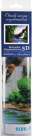 Mozaika diamentowa 5D - Wodospad 40x30cm - tantis.pl