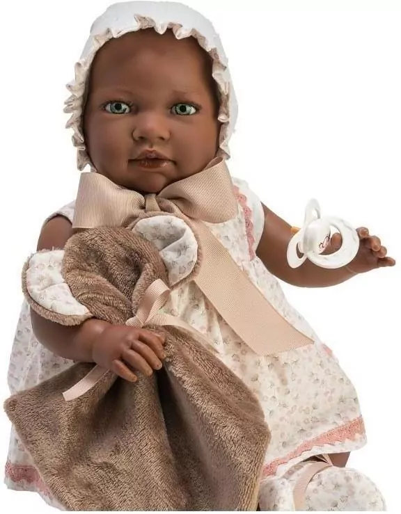 Lalka hiszpańska Reborn Lara z kocykiem 46cm - tantis.pl