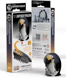 Pingwin Cesarski Eugy. Eko Układanka 3D