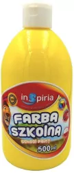Farba szkolna. Żółta 500ml