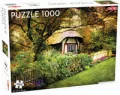 Puzzle 1000 Landscape English Cottage in the Woods - tantis.pl