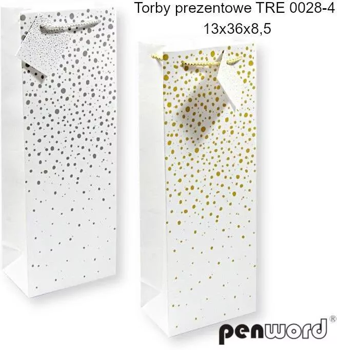 Torebka prezentowa 13x36x8.5cm MIX - tantis.pl