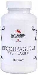 Klej 2w1 z lakierem do decoupage. Mat 200ml