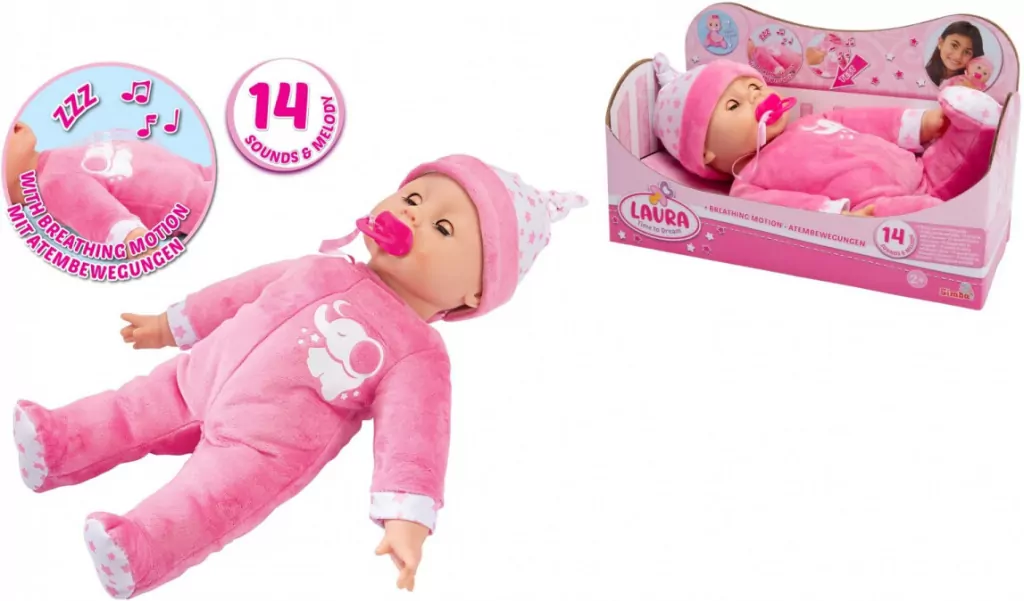 Lalka Laura czas na sen 38cm - tantis.pl
