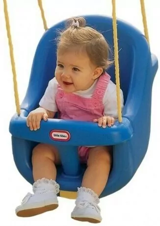 Huśtawka głęboka niebieska. Little tikes - tantis.pl