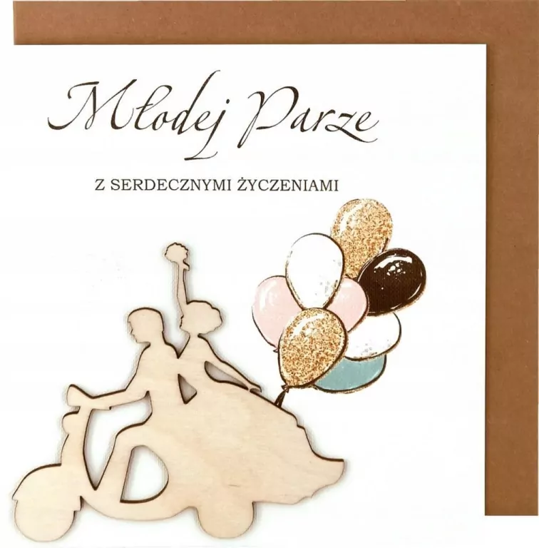Karnet okolicznościowy. Ślub. Naem - tantis.pl