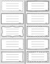 Naklejki na zeszyty pasek Unisex