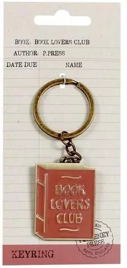 Pulteney Press Brelok metalowy - Book Lovers - tantis.pl