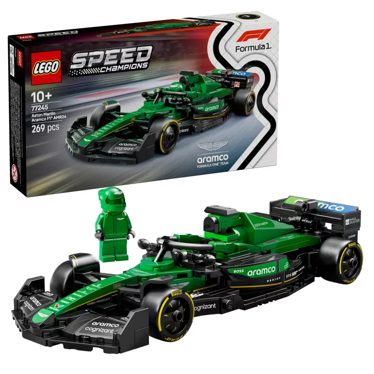 LEGO® Speed Champions. Bolid F1® Aston Martin Aramco AMR24 77245 - tantis.pl