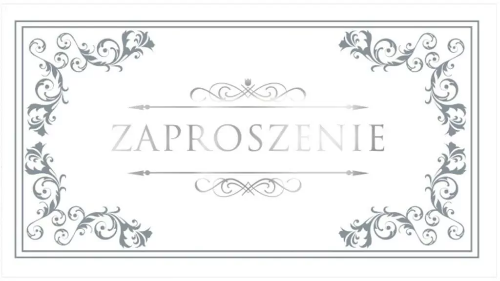 Zaproszenia Style nr 05 (opakowanie 10 szt) - tantis.pl