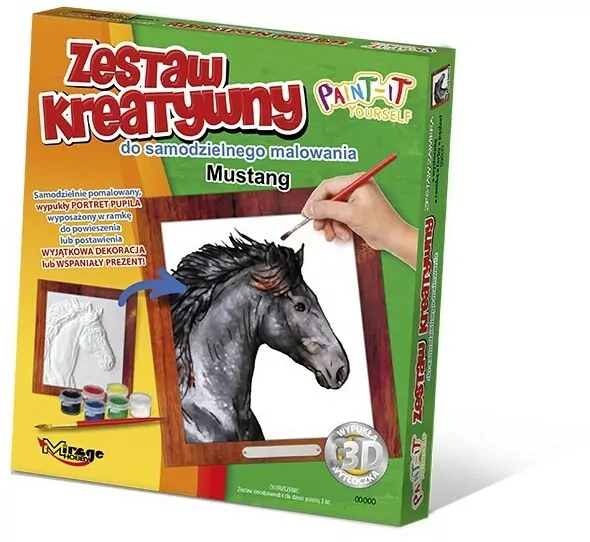 Zestaw Kreatywny do malowania. Mustang - tantis.pl