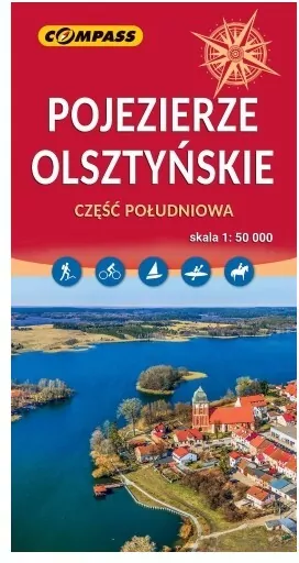 Mapa - Pojezierze Olsztyńskie część południowa - tantis.pl
