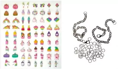 Bransoletki DIY z zawieszkami puffy Cute animals - tantis.pl