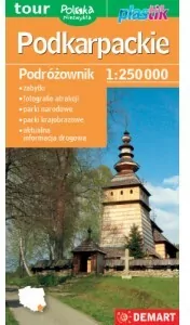 Podkarpackie. Podróżownik. Mapa tur. 1:250 000 - tantis.pl