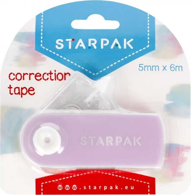 Korektor w taśmie 5mmx6m pastelowy fiolet - tantis.pl