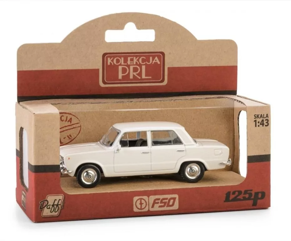 Kolekcja PRL Fiat 125p biały - tantis.pl