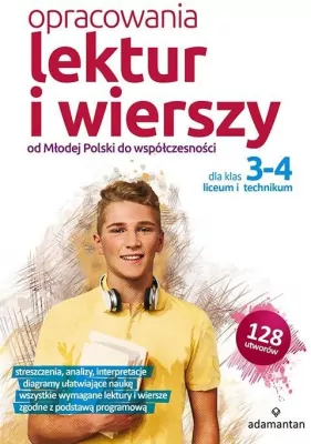 Opracowania lektur i wierszy dla klas 3-4 LO